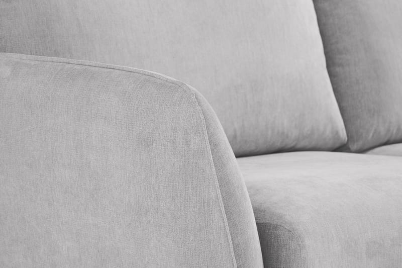 Trend Lyx Hörnsoffa Vändbar - Ljusgrå/Svart - Möbler - Soffa - Hörnsoffa