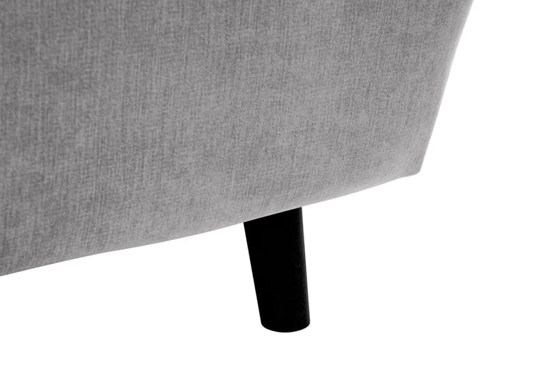 Trend Lyx Hörnsoffa Vändbar - Ljusgrå/Svart - Möbler - Soffa - Hörnsoffa
