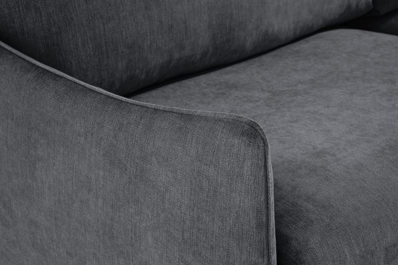 Trend Lyx Hörnsoffa Vändbar - Mörkgrå/Ek - Möbler - Soffa - Hörnsoffa
