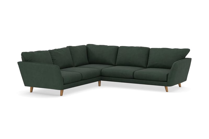 Trend Lyx Hörnsoffa Vändbar - Mörkgrön Manchester - Möbler - Soffa - Hörnsoffa