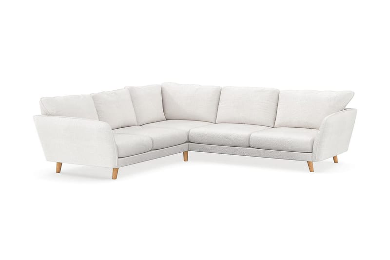 Trend Lyx Hörnsoffa Vändbar - Vit|Bouclé - Möbler - Soffa - Hörnsoffa