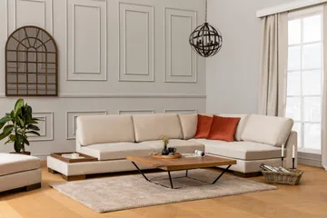 Tulima Soffa med Schäslong Höger - Beige/Natur - Möbler - Soffa - Hörnsoffa
