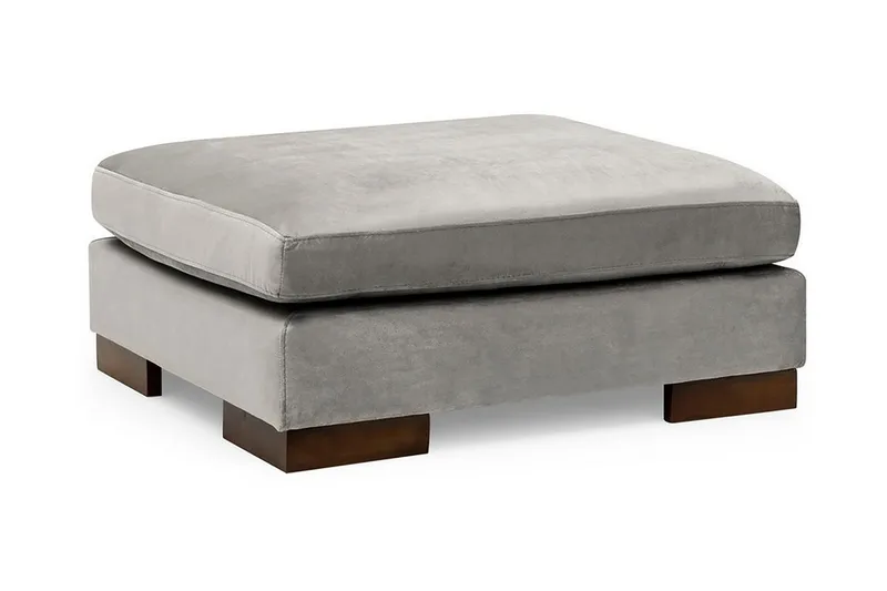 Tulima Soffa med Schäslong m Pall Höger - Ljusgrå/Natur - Möbler - Soffa - Hörnsoffa