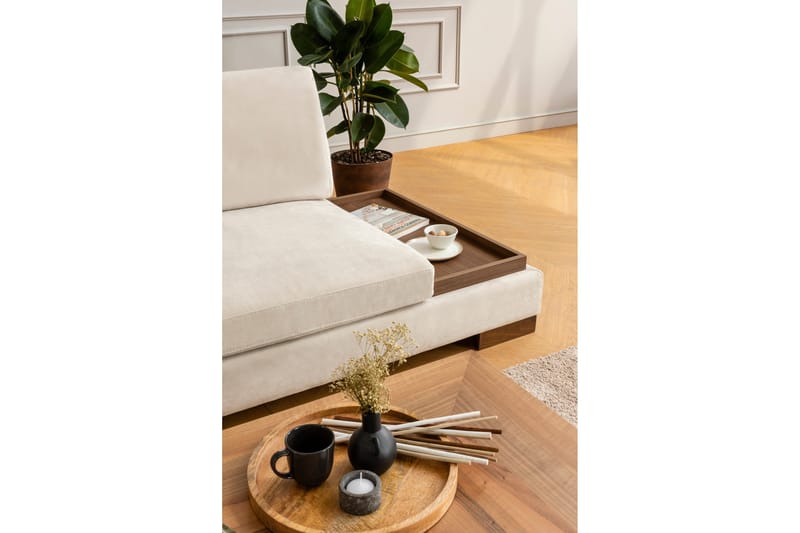 Tulima Soffa med Schäslong Vänster - Beige/Natur - Möbler - Soffa - Hörnsoffa