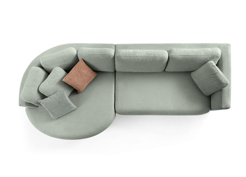 Venezia Hörnsoffa 310x75x105 cm - Liquid Green - Möbler - Soffa - Hörnsoffa