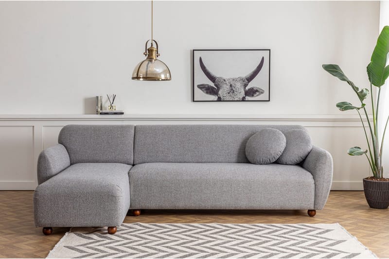 Whitecliffs Divansoffa 3-sits - Grå - Möbler - Soffa - Hörnsoffa