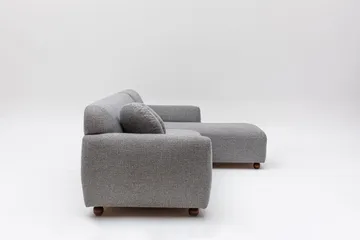 Whitecliffs Divansoffa 3-sits - Grå - Möbler - Soffa - Divansoffor & schäslongsoffa - 3 sits soffa med divan