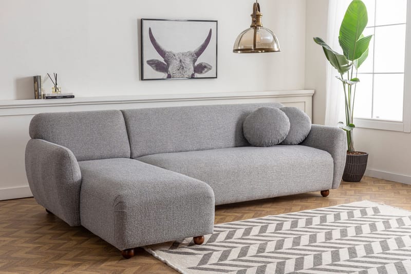 Whitecliffs Divansoffa 3-sits - Grå - Möbler - Soffa - Hörnsoffa