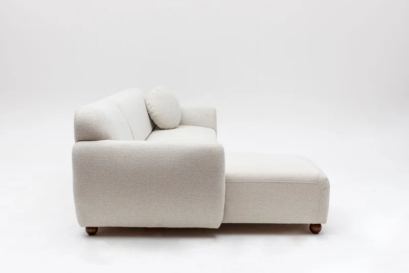 Whitecliffs Divansoffa 3-sits - Vit - Möbler - Soffa - Divansoffor & schäslongsoffa - 3 sits soffa med divan