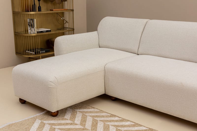 Whitecliffs Divansoffa 3-sits - Vit - Möbler - Soffa - Divansoffor & schäslongsoffa - 3 sits soffa med divan