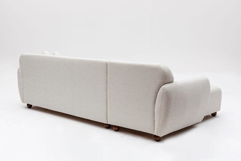 Whitecliffs Divansoffa 3-sits - Vit - Möbler - Soffa - Divansoffor & schäslongsoffa - 3 sits soffa med divan