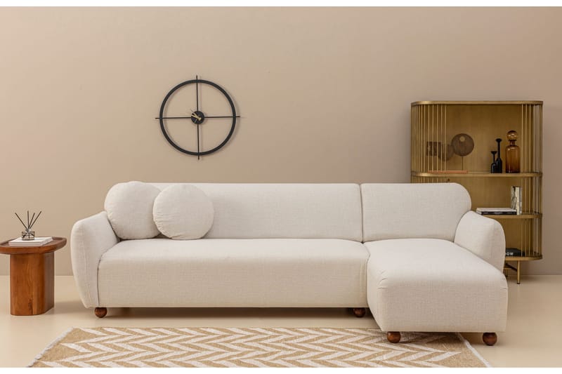 Whitecliffs Divansoffa 3-sits - Vit - Möbler - Soffa - Divansoffor & schäslongsoffa - 3 sits soffa med divan