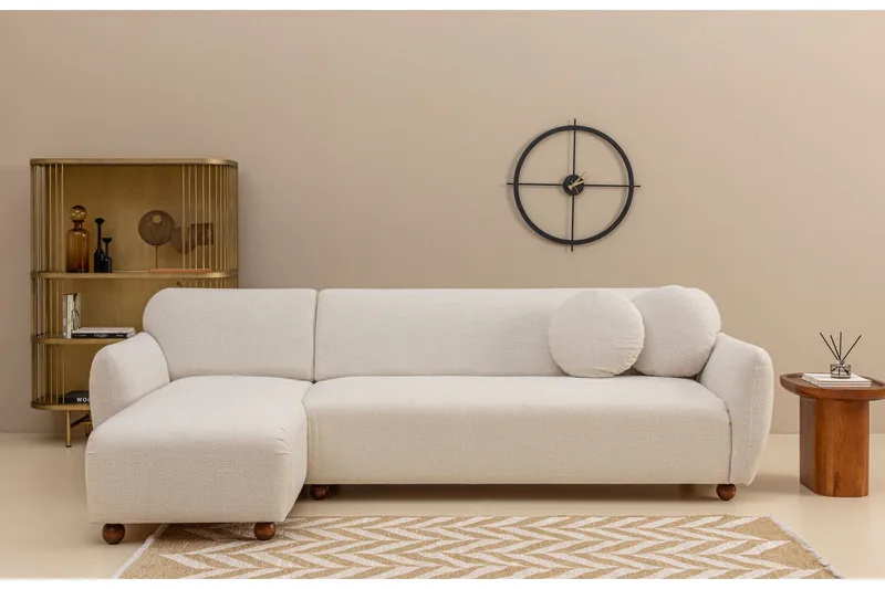 Whitecliffs Divansoffa 3-sits - Vit - Möbler - Soffa - Divansoffor & schäslongsoffa - 3 sits soffa med divan