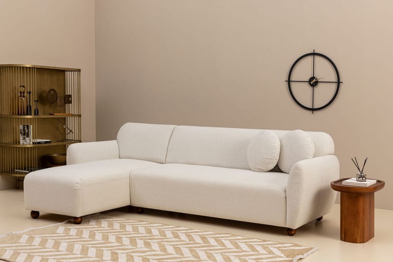 Whitecliffs Divansoffa 3-sits - Vit - Möbler - Soffa - Divansoffor & schäslongsoffa - 3 sits soffa med divan
