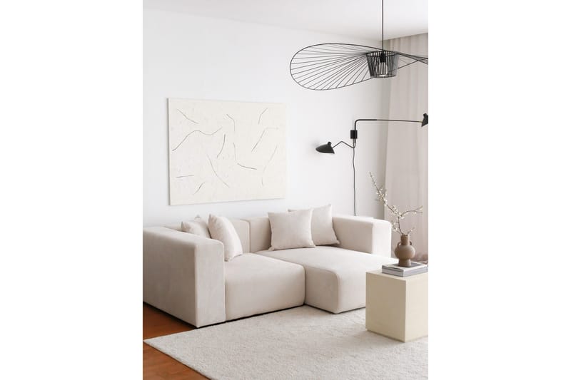 Yolo Hörnsoffa 2-sits, Vit