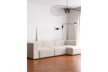 Yolo Hörnsoffa 4-sits - Vit - Möbler - Soffa - Divansoffor & schäslongsoffa - 4 sits soffa med divan