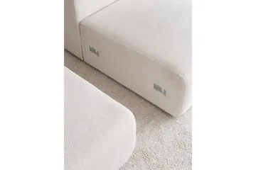 Yolo Hörnsoffa 4-sits - Vit - Möbler - Soffa - Divansoffor & schäslongsoffa - 4 sits soffa med divan