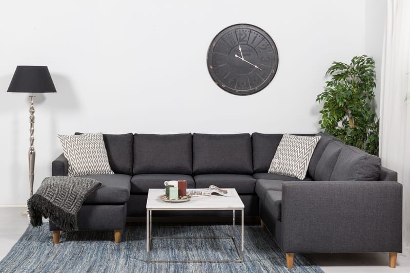 Zero Hörnsoffa med Divan Vändbar - Mörkgrå - Möbler - Soffa - Hörnsoffa - Hörnsoffa med divan