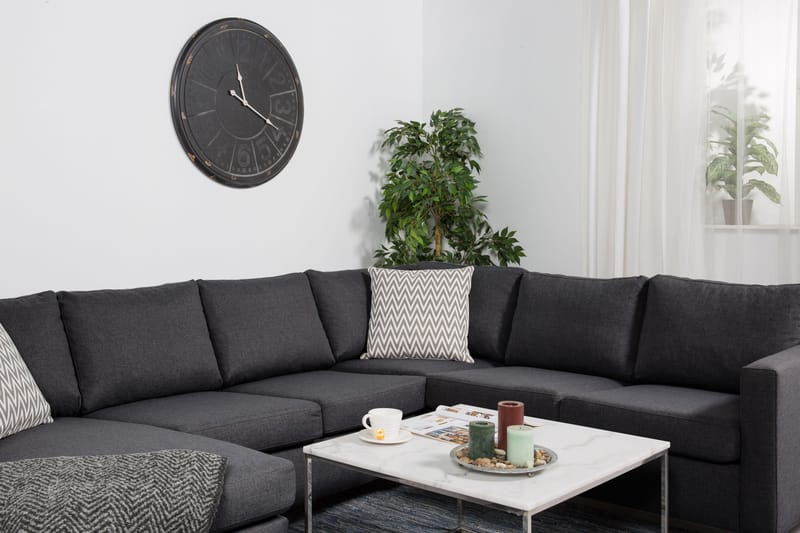 Zero Hörnsoffa med Divan Vändbar - Mörkgrå - Möbler - Soffa - Hörnsoffa - Hörnsoffa med divan