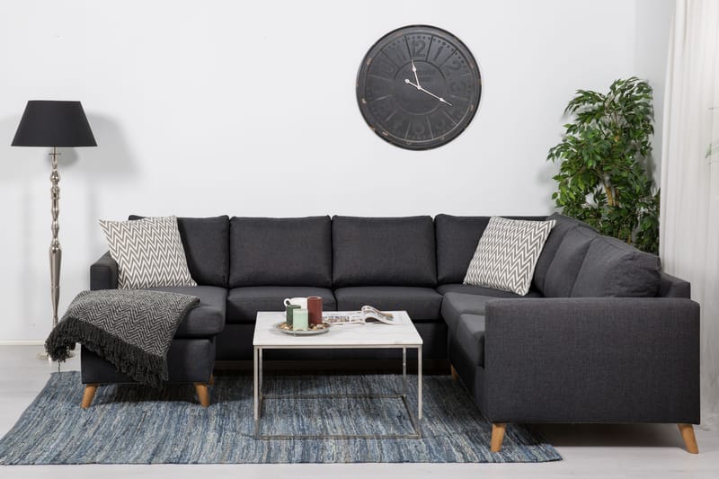 Zero Hörnsoffa med Divan Vändbar - Mörkgrå - Möbler - Soffa - Hörnsoffa - Hörnsoffa med divan