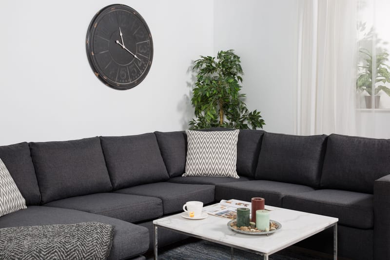 Zero Hörnsoffa med Divan Vändbar - Mörkgrå - Möbler - Soffa - Hörnsoffa - Hörnsoffa med divan