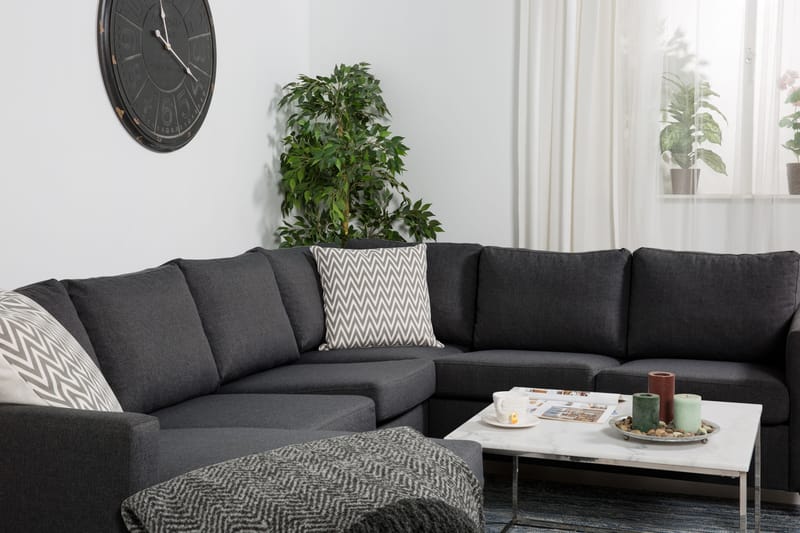 Zero Hörnsoffa med Divan Vändbar - Mörkgrå - Möbler - Soffa - Hörnsoffa - Hörnsoffa med divan
