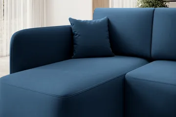 Hadson 3-sits Soffa med Divan - Blå - Möbler - Soffa - Divansoffor & schäslongsoffa