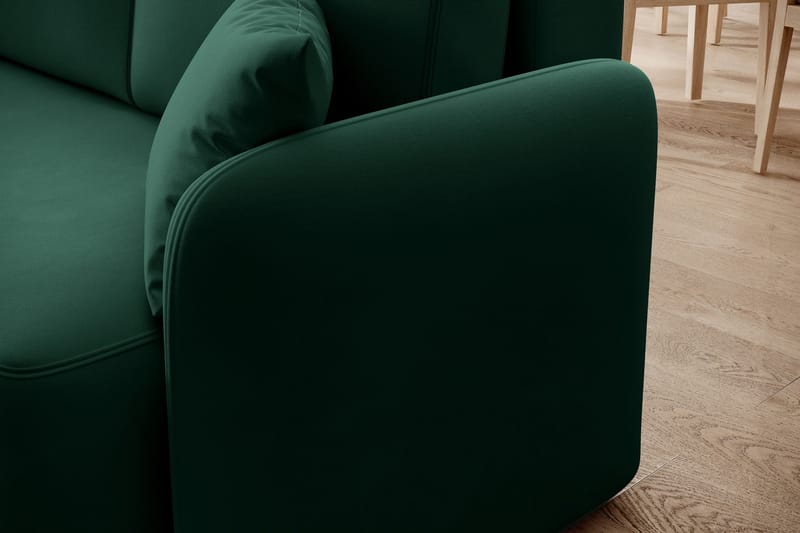 Hadson 3-sits Soffa med Divan - Grön - Möbler - Soffa - Divansoffor & schäslongsoffa