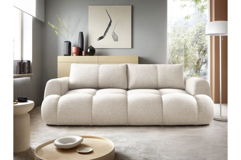 Handu Bäddsoffa 3-sits, Beige