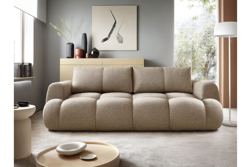 Handu Bäddsoffa 3-sits - Brun - Möbler - Soffa - Bäddsoffa
