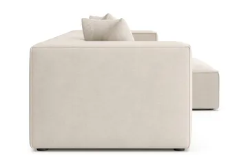 Havana 3-sits Låg Soffa med vändbar divan - Beige - Möbler - Soffa - Divansoffor & schäslongsoffa