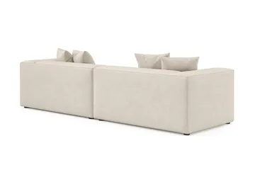 Havana 3-sits Låg Soffa med vändbar divan - Beige - Möbler - Soffa - Divansoffor & schäslongsoffa