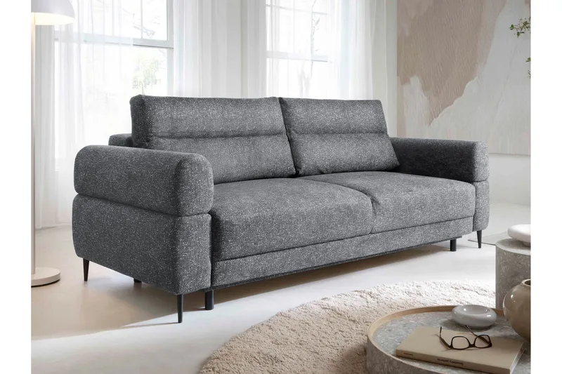 Hawara Bäddsoffa 2-sits - Grå - Möbler - Soffa - Bäddsoffa