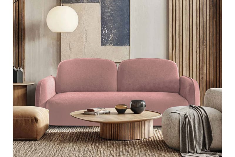 Hemanti Bäddsoffa 2-sits - Rosa - Möbler - Soffa - Bäddsoffa