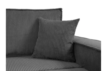 Hobson 3-sits Bäddbar Soffa 245 cm med Förvaring i Manchestertyg - Beige - Möbler - Soffa - 3 sits soffa