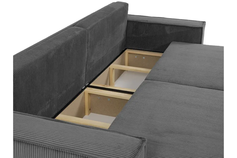 Hobson Bäddsoffa 3-sits i Plysch - Vit - Möbler - Soffa - Bäddsoffa