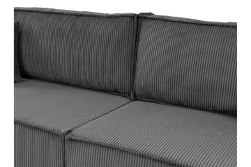 Hobson Bäddsoffa 3-sits i Plysch - Brun - Möbler - Soffa - Bäddsoffa