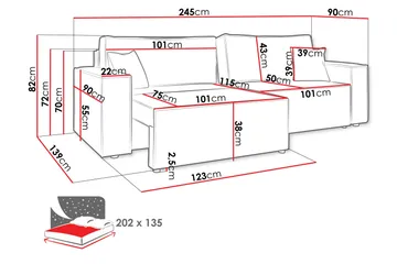 Hobson Soffa 3-sits - Grön - Möbler - Soffa - 3 sits soffa