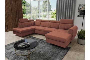 Hoffman Soffa med Divan och Schäslong 4-sits - Koppar - Möbler - Soffa - U-soffa