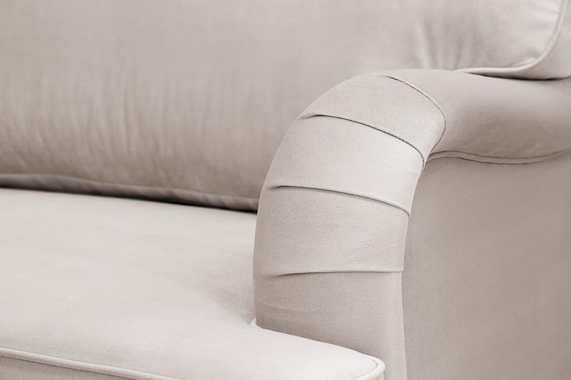 Howard Classic 3-sits Sammetsoffa - Beige - Möbler - Soffa - 3 sits soffa