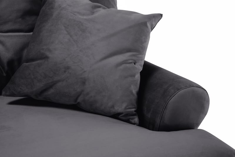 Andrew 2-sits Sammetssoffa - Mörkgrå - Möbler - Soffa - 2 sits soffa