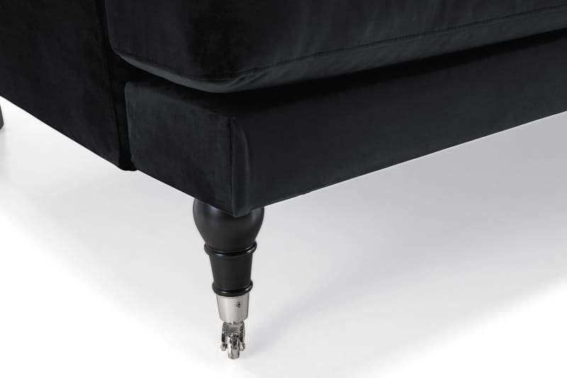 Andrew 2-sits Sammetssoffa - Svart - Möbler - Soffa - 2 sits soffa