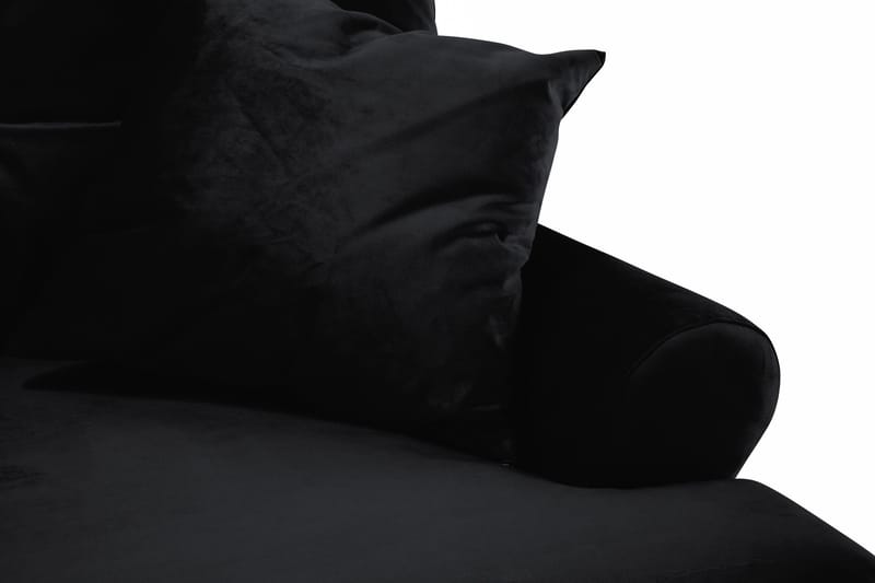 Andrew 2-sits Sammetssoffa - Svart - Möbler - Soffa - 2 sits soffa