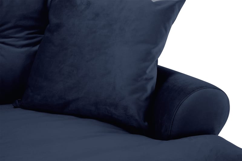 Andrew 3-sits Sammetssoffa - Blå - Möbler - Soffa - 3 sits soffa