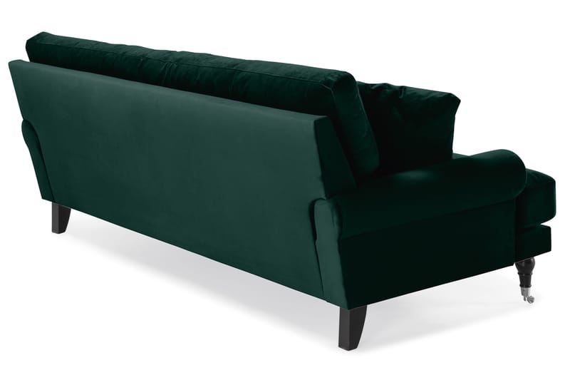 Andrew 3-sits Sammetssoffa - Grön - Möbler - Soffa - 3 sits soffa