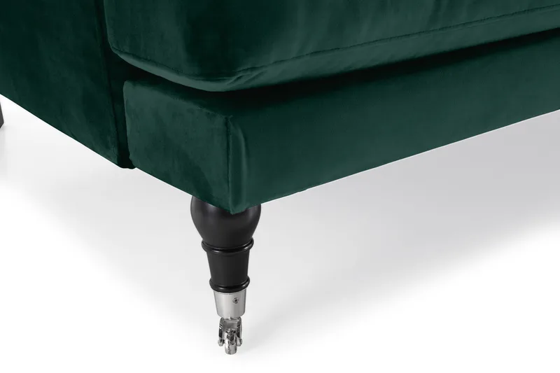 Andrew 3-sits Sammetssoffa - Grön - Möbler - Soffa - 3 sits soffa