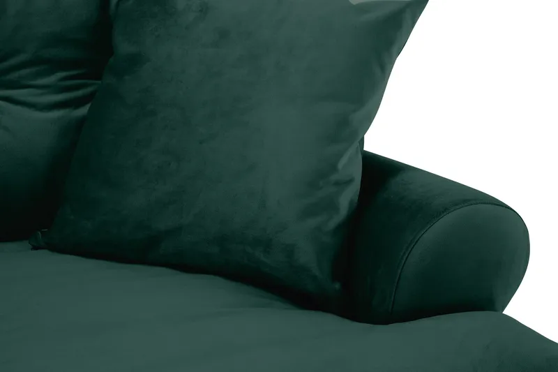 Andrew 3-sits Sammetssoffa - Grön - Möbler - Soffa - 3 sits soffa