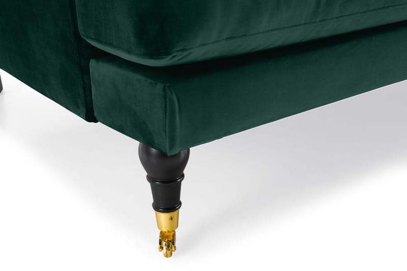 Andrew 3-sits Sammetssoffa - Grön - Möbler - Soffa - 3 sits soffa