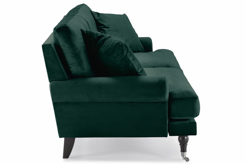 Andrew 3-sits Sammetssoffa - Grön - Möbler - Soffa - 3 sits soffa
