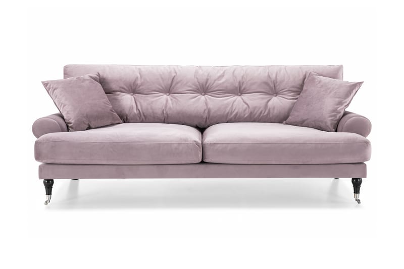 Andrew 3-sits Sammetssoffa - Lila - Möbler - Soffa - Howardsoffor